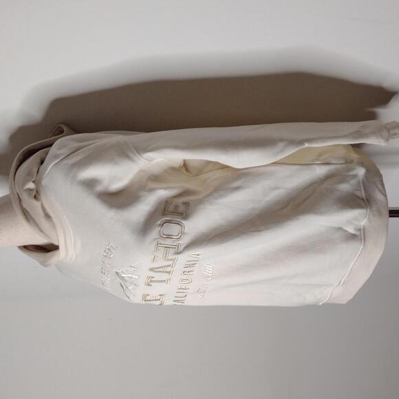 NWT Ultra Flirt Women's Cream/Trend Fleece Lake Tahoe Hoodie Size L - Picture 2 of 12